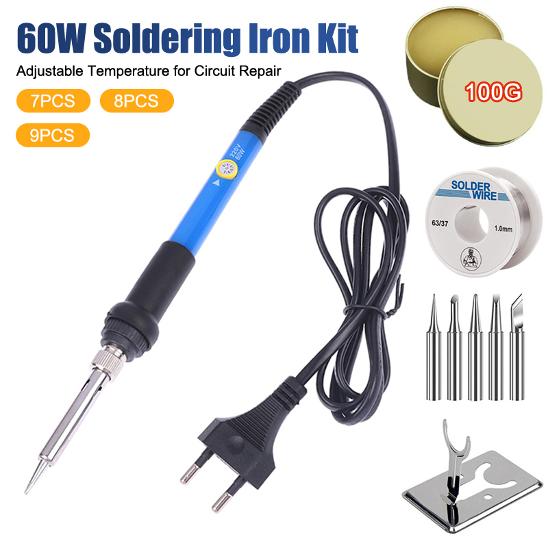 Diy Kit Elektronik - Instelbare temperatuur 220V 60W elektrische soldeerboutset