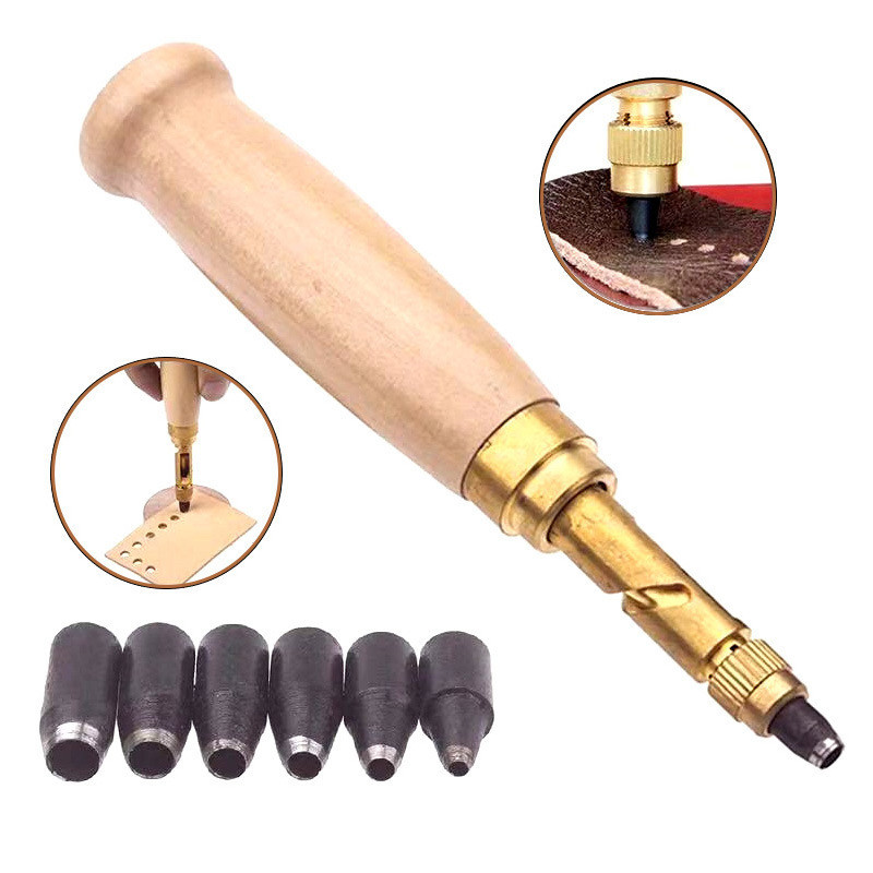 Diy Electronics Starter Kit - DIY lederen punch roterende perforator 6-delige