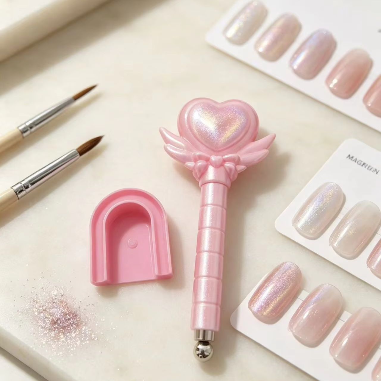 Diy Electronics Starter Kit - Automatische kattenoog nagelkunst magneettool met glazen