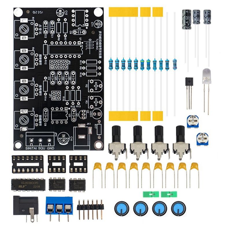 Diy Elektronik - A76I-ICL8038 Functie Signaalgenerator Module Sinus Vierkant
