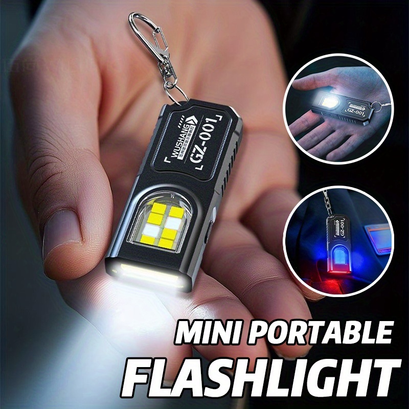 Diy Lamp Electronics - Krachtige Mini COB LED-sleutelhangerzaklamp USB C