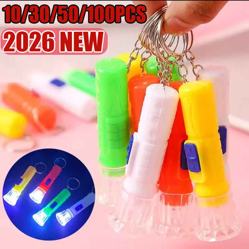 Diy Lamp Electronics - 10/30/50/100PCS Mini Kinderen LED Zaklamp Lamp