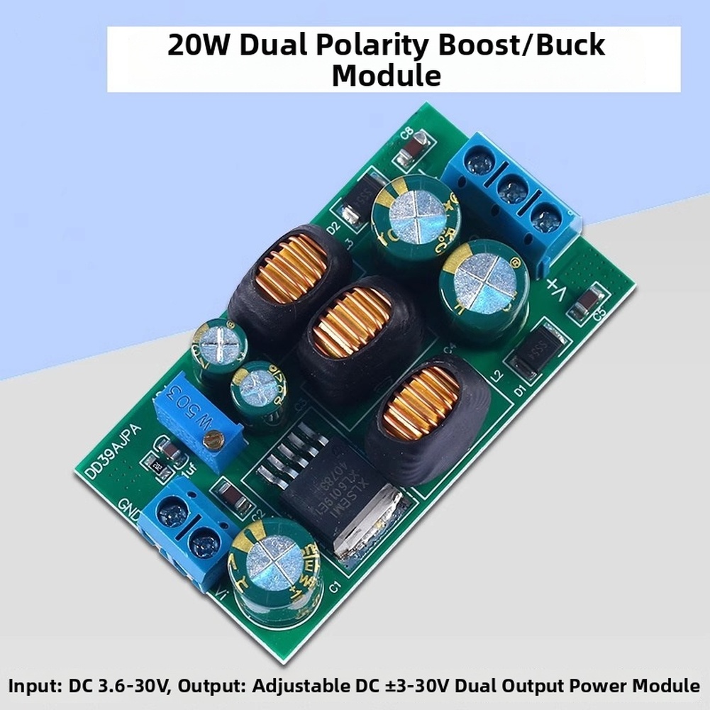 Diy Electronics Power Supply - Verstelbare DC-DC-converter met dubbele uitgang, 3,6