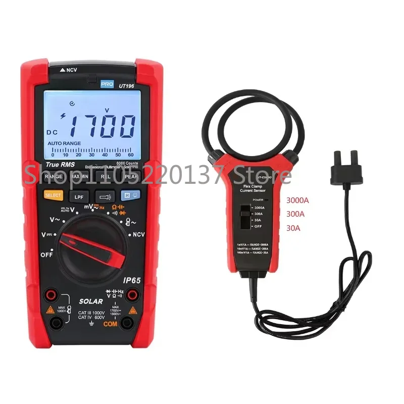 Multimeter Digital - UT196 1700V DC/1500V AC Fotovoltaïsche Professionele