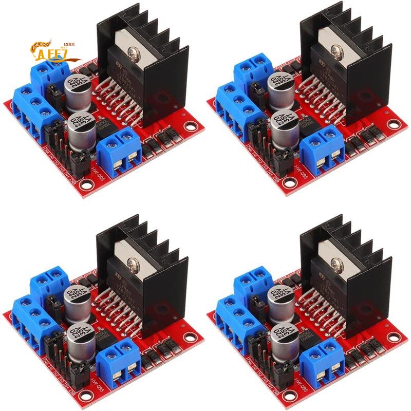 L298N Motor Driver - AEE7-4 Stuks L298N Motor Driver Controller