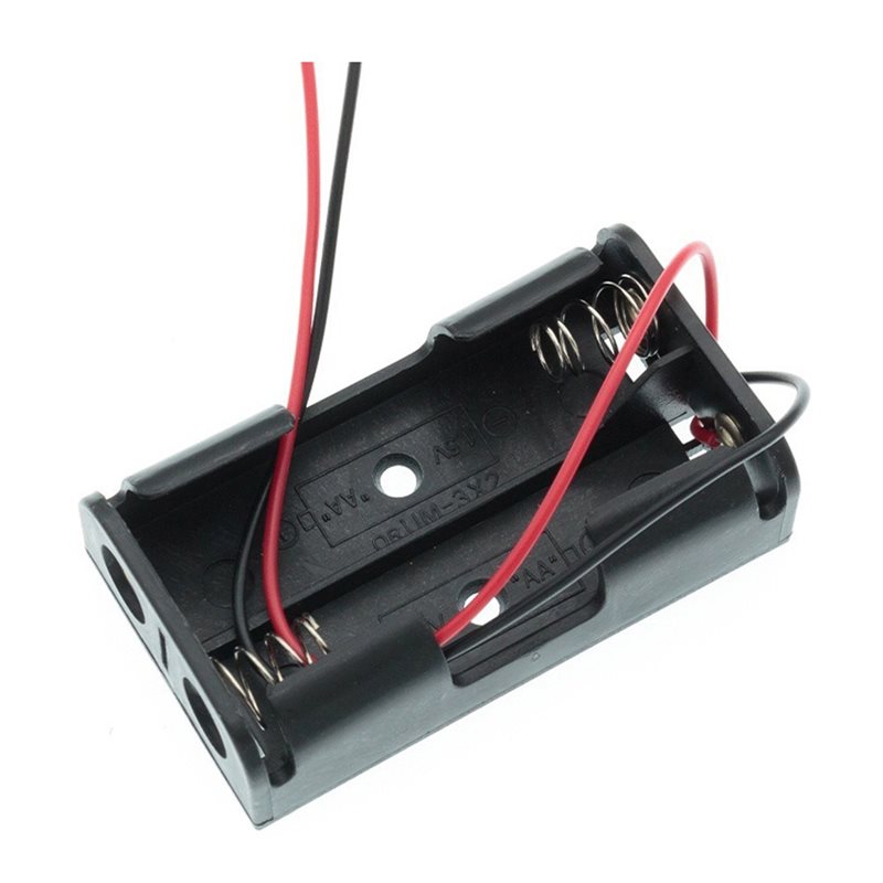 Diy Electronics Power Supply - AAAEL-100 Stuks 2AA Batterijhouder Doos Met