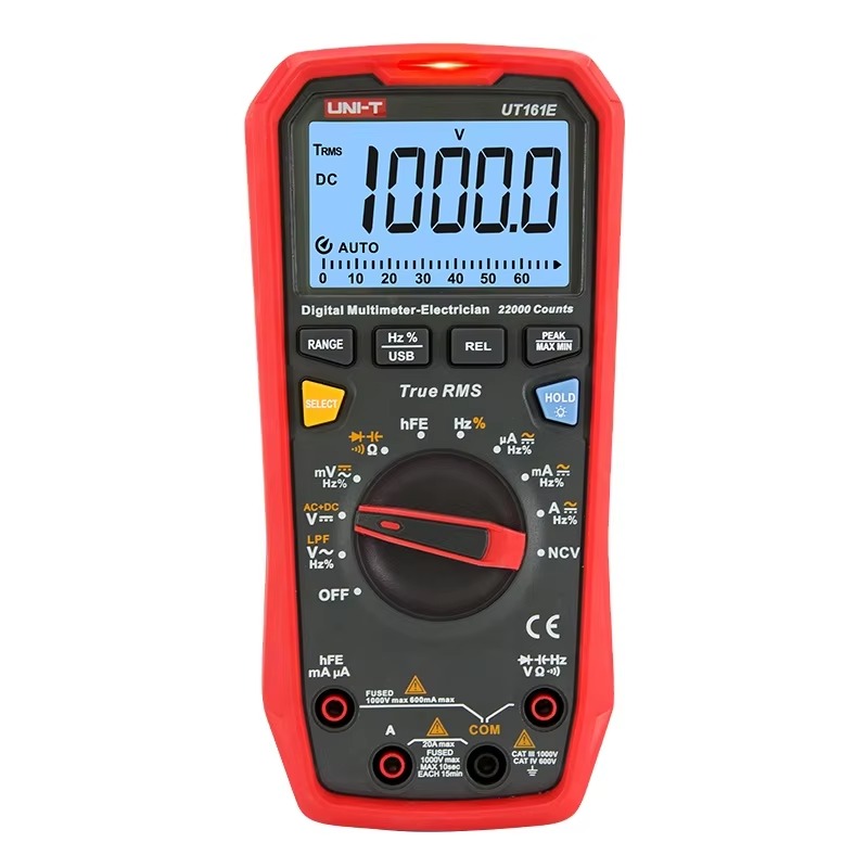 Multimeter Digital - UT161E 1000V 22000 Count Digitale Multimeter