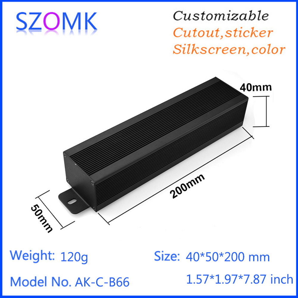 Diy Projects With Electronics - 1 Stuk 40*50*200mm Aluminium Box Behuizing