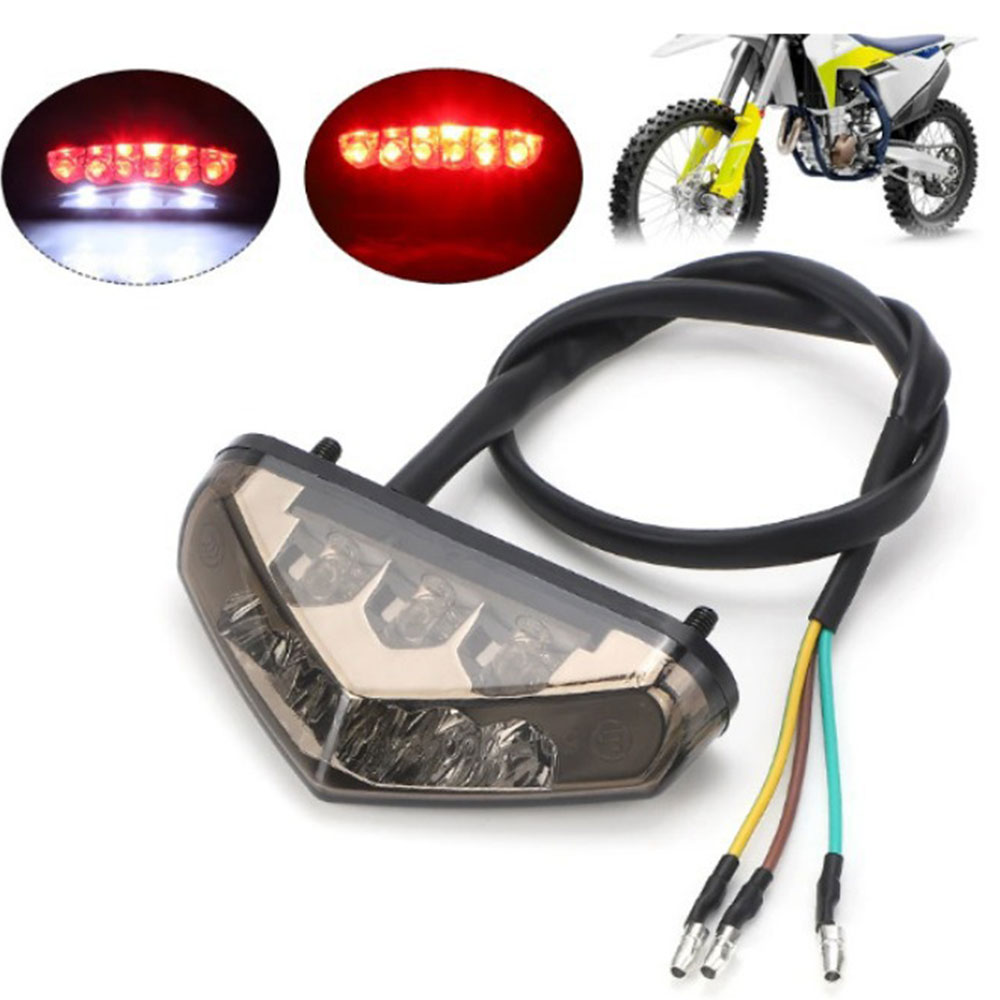 Diy Lamp Electronics - Mini Motorfiets LED Achterlicht Kentekenverlichting 12V