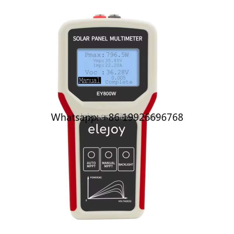 Multimeter Digital - EY800W LCD MPPT Zonnepaneel Multimeter Zonnepaneeltester
