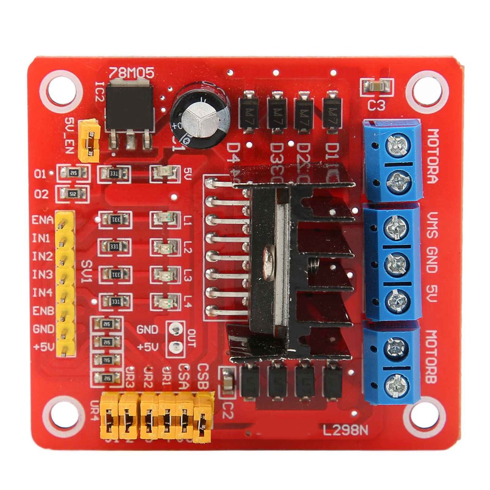 L298N Motor Driver - L298N Stappenmotor Driver Module 5V-35V 2A