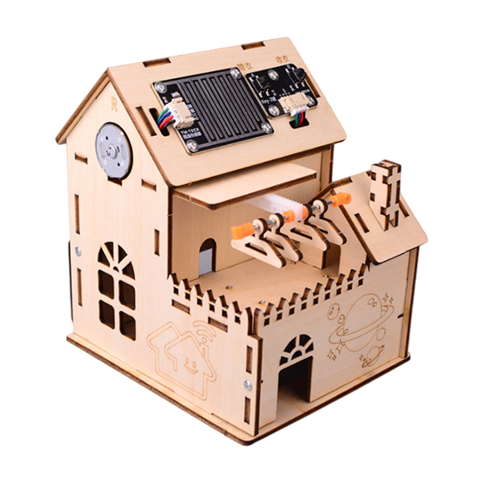 Diy Electronics Rack - DIY-huis met slimme wasdroogrek Creatieve, eenvoudige
