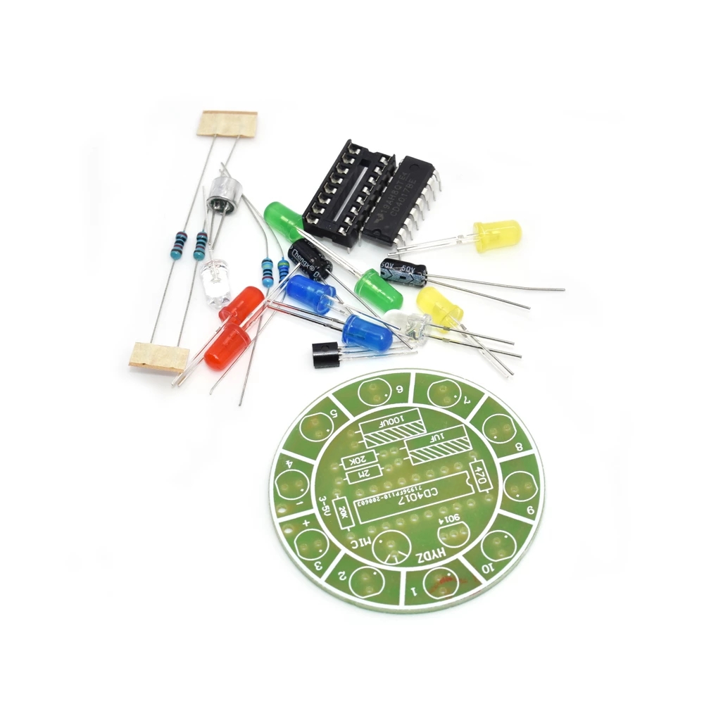 CD4017 kleurrijke spraakbestur - Diy Electronics Lab recensie en prijs