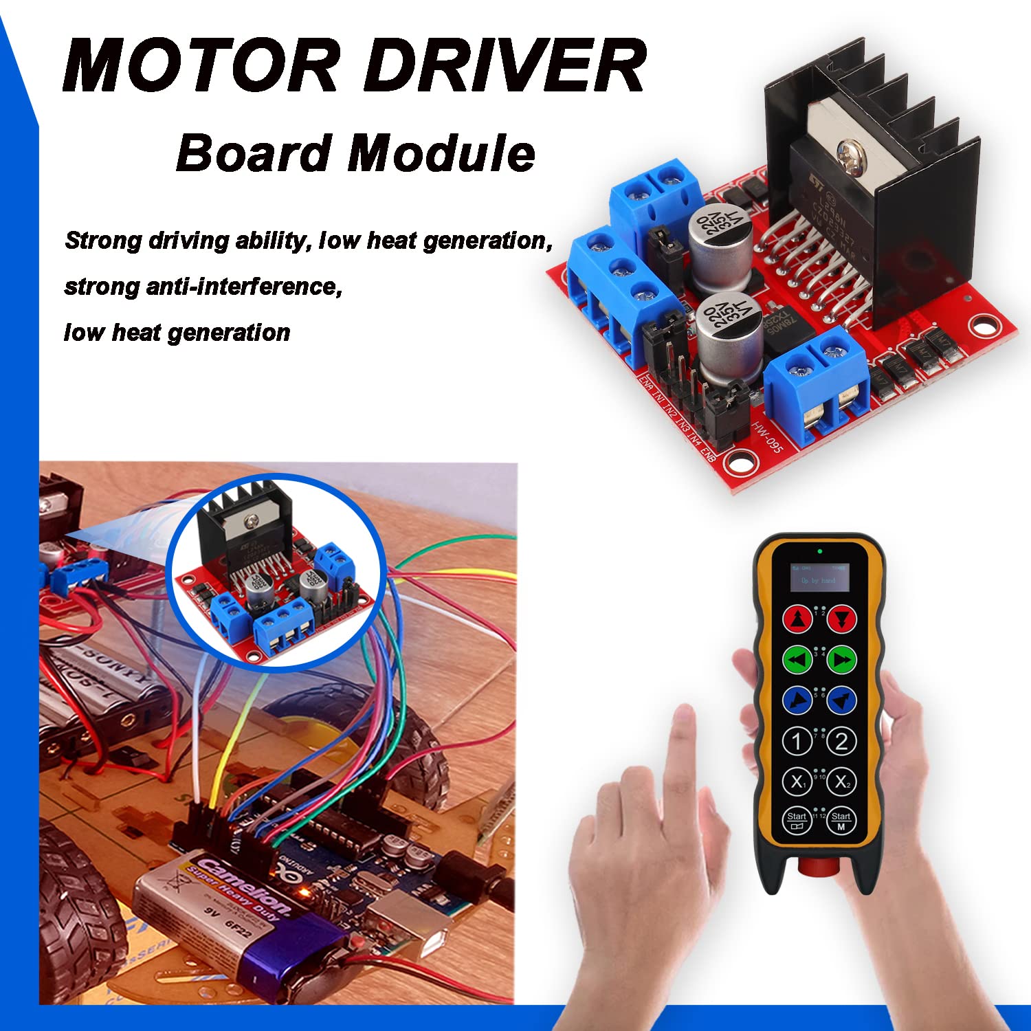 L298N Motor Drive Controller B - L298N Motor Driver recensie en prijs