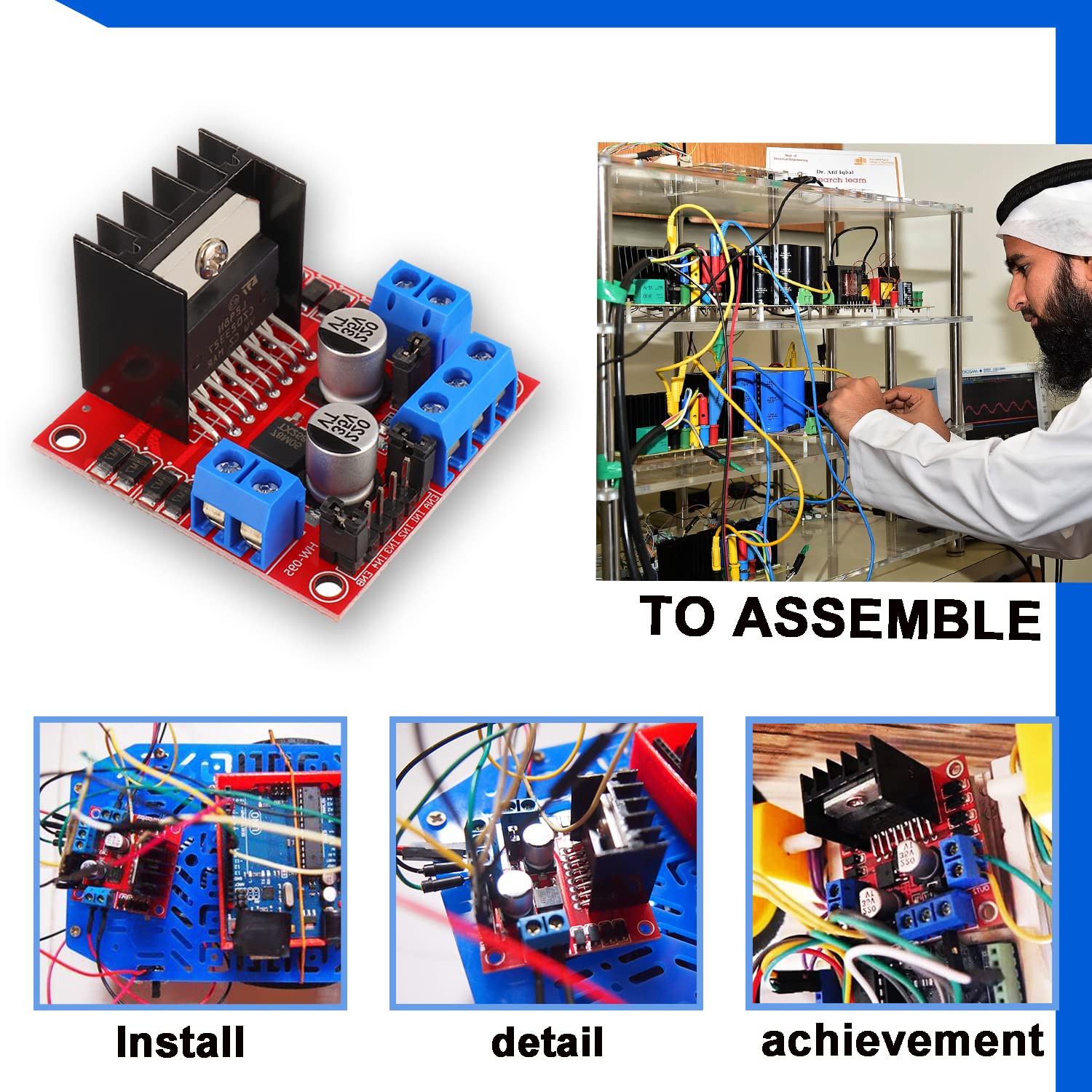 L298N Motor Drive Controller B - L298N Motor Driver recensie en prijs
