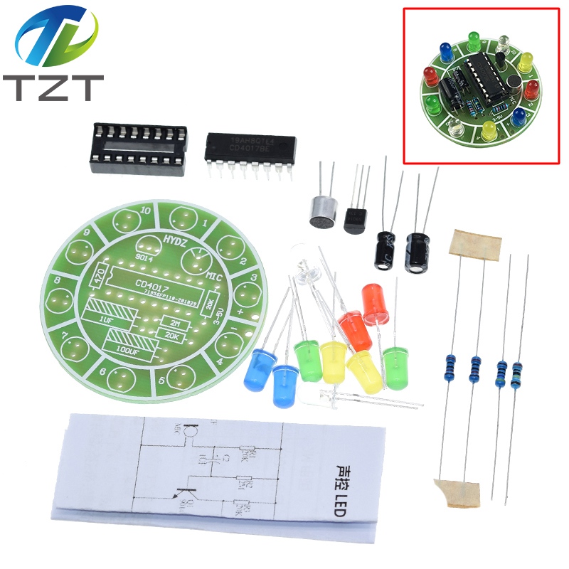 TZT 1/3PCS CD4017 kleurrijke s - Diy Electronics Lab recensie en prijs