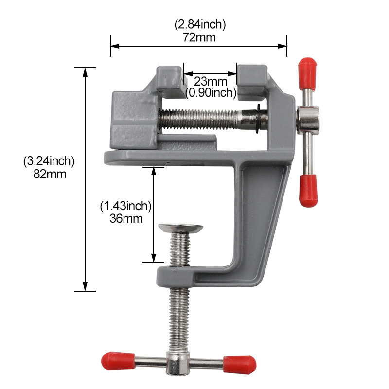 Robuuste mini aluminium banksc - Diy Electronics Bench recensie en prijs