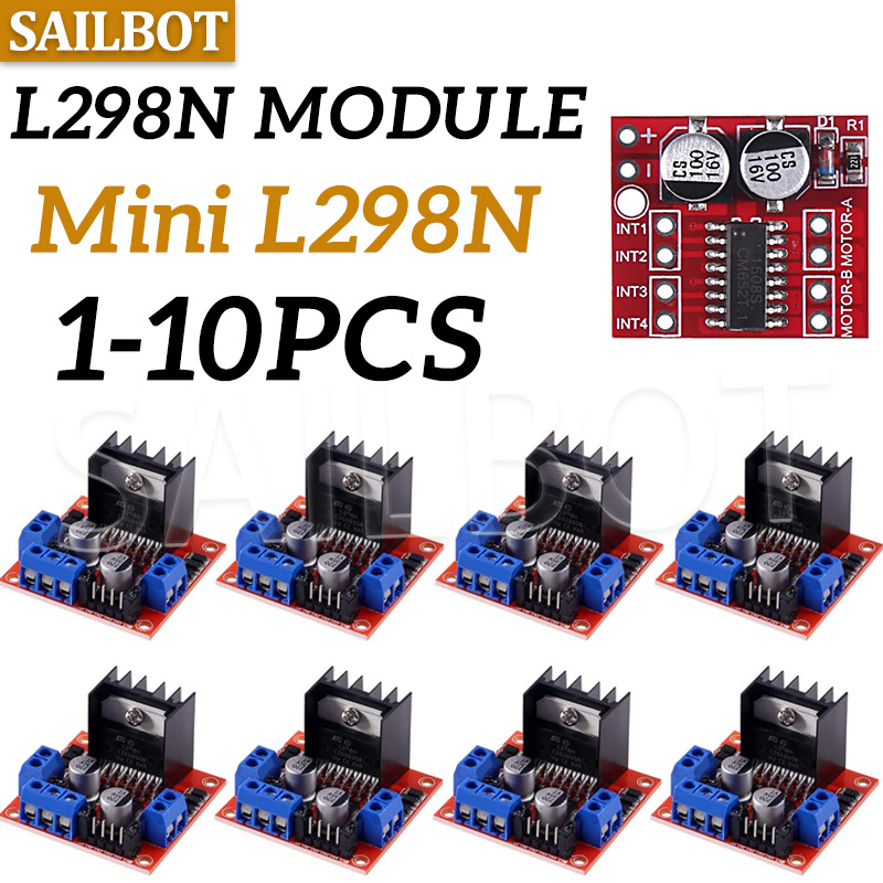 1/5/10 STKS L298N DC Motor Dri - L298N Motor Driver recensie en prijs