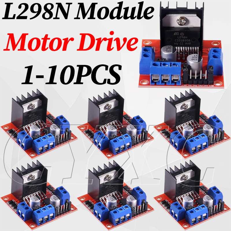 1-10PCS L298N Stappenmotor Dri - L298N Motor Driver recensie en prijs
