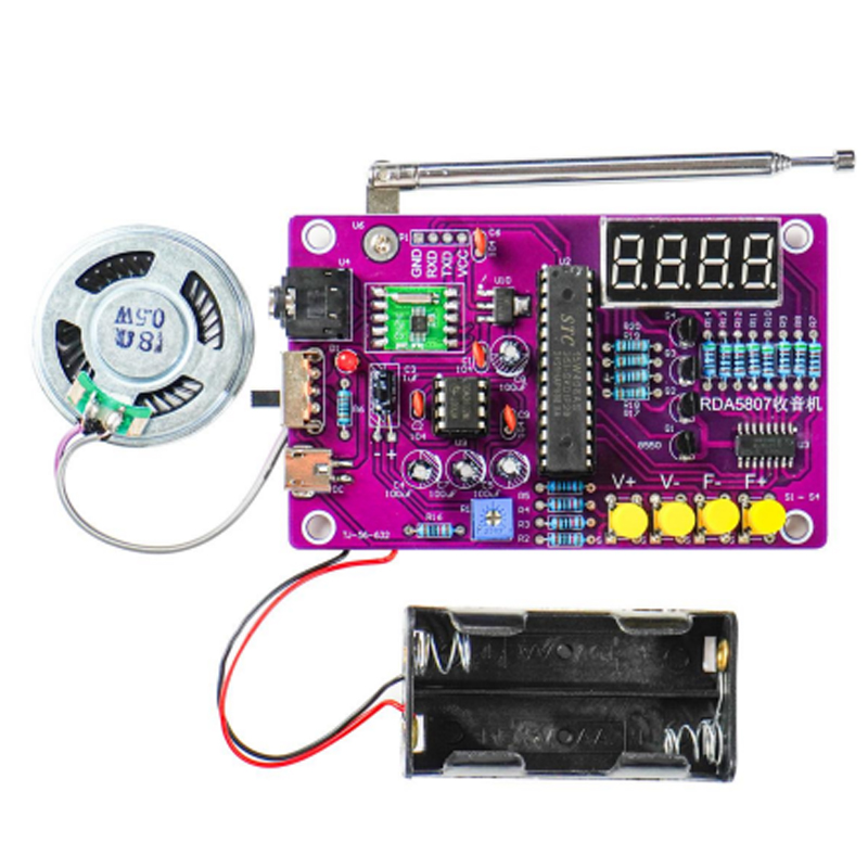 DIY FM-radio elektronische kit - Diy Projects With Electronics recensie en prijs
