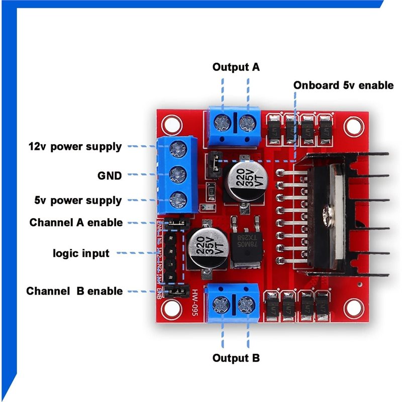 AEE7-4 Stuks L298N Motor Drive - L298N Motor Driver recensie en prijs