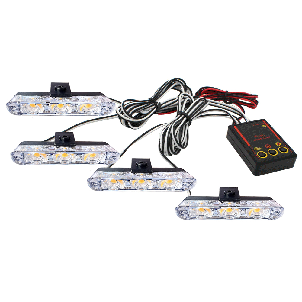 12V Auto Grille Strobe Lichtko - Diy Lamp Electronics recensie en prijs