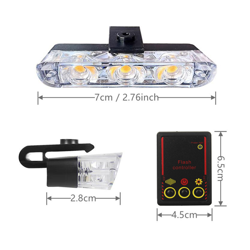 12V Auto Grille Strobe Lichtko - Diy Lamp Electronics recensie en prijs