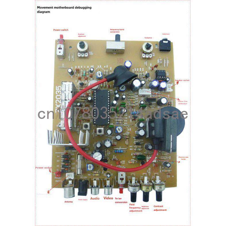 5,5 inch zwart-wit tv-moederbo - Diy Projects With Electronics recensie en prijs