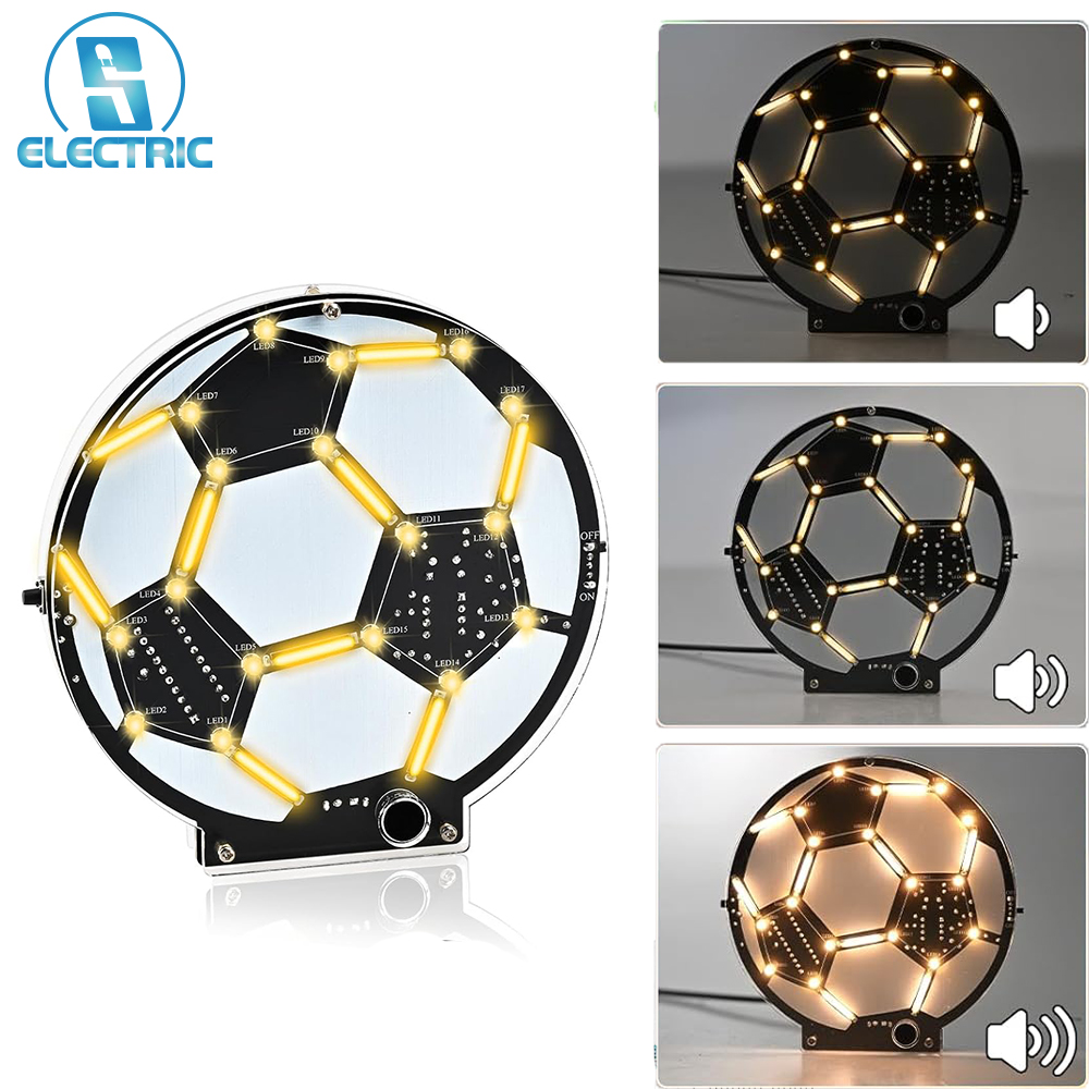 DIY Voetbal LED Soldeerkit Gel - Diy Electronics Filament recensie en prijs