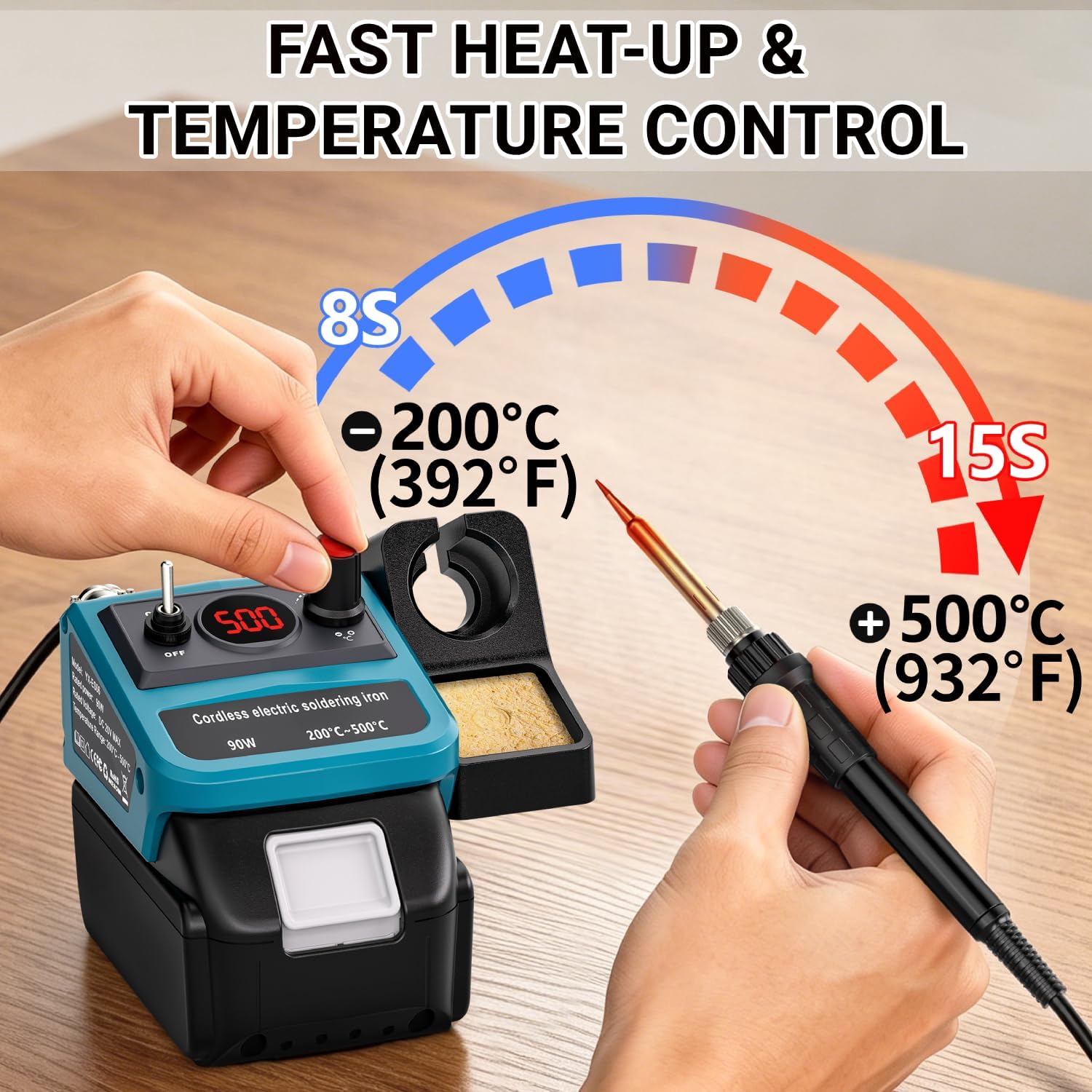 90W LED digitale draadloze sol - Diy Electronics Power Supply recensie en prijs