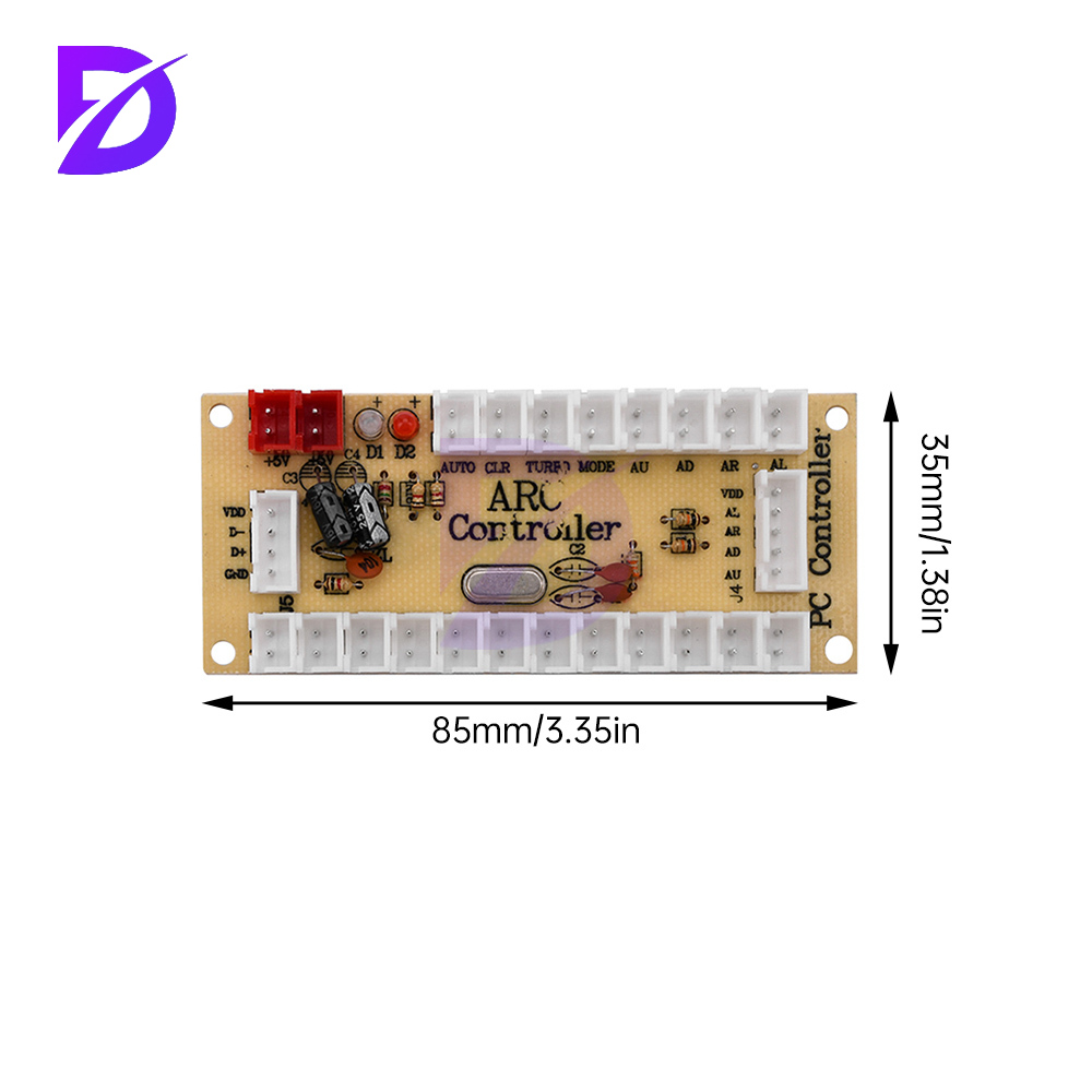 USB Arcade Joystick Chip Print - Diy Arcade Electronics Kit recensie en prijs