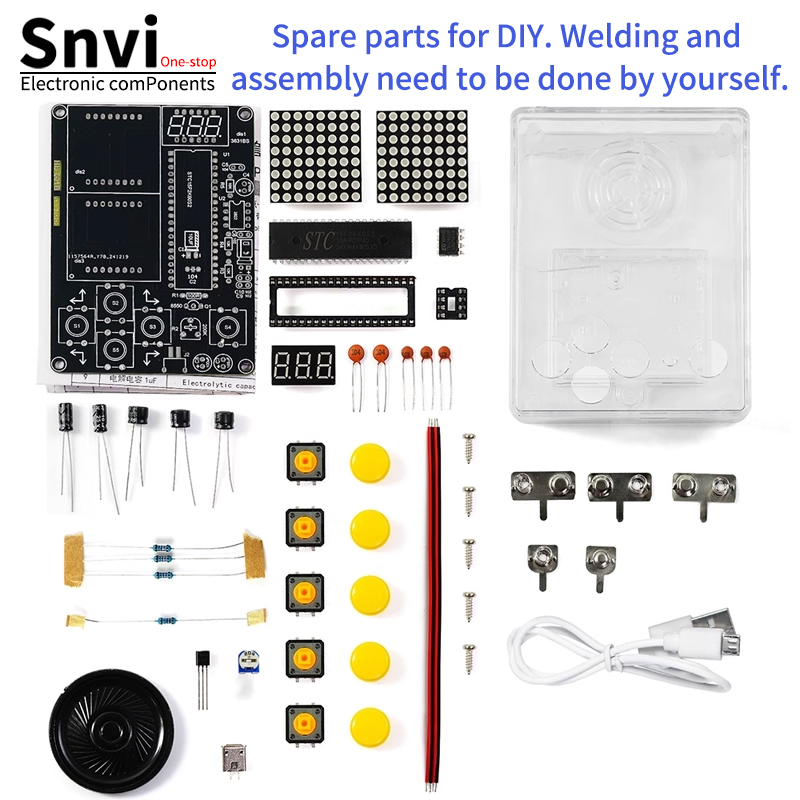 Snvi DIY Pixel Game Console Ki - Diy Box Electronics Mall recensie en prijs