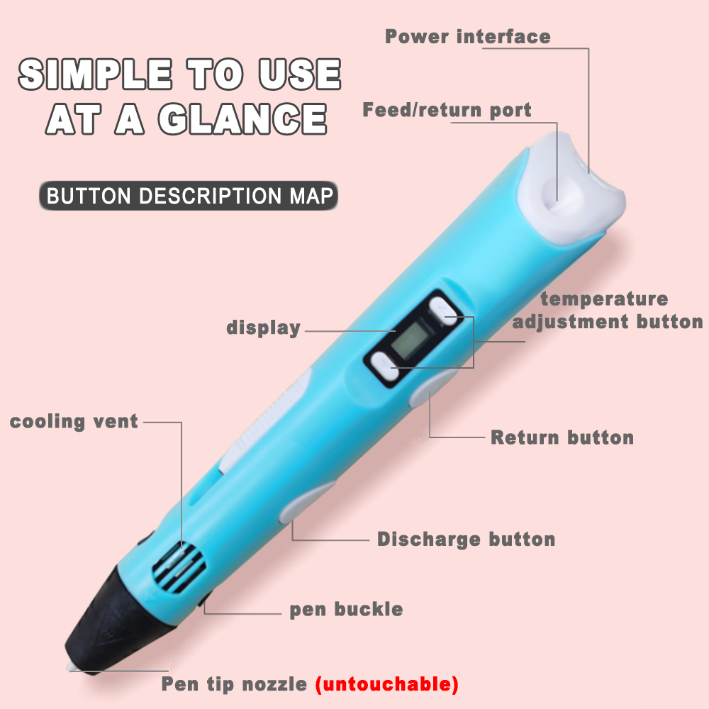 Elektronische 3d Print Pen Met - Diy Electronics Filament recensie en prijs
